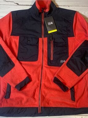 NEW Mountain Hardwear Men's First Tracks Fleece Full Zip Jacket - Large - NWT